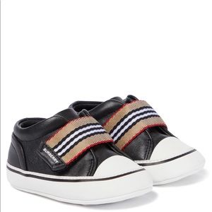 Authentic Baby vintages Check Leather Sneakers